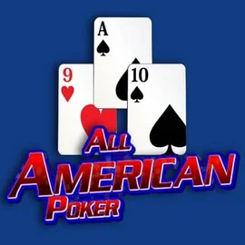 All American Poker casino game by RTG (Reel Time Gaming) – featured logo at Spinmama Casino