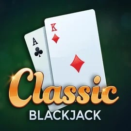 Classic Blackjack slot icon by Red Tiger Gaming, available at Spinmama Casino