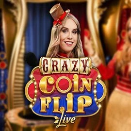 Crazy Coin Flip logo by Evolution Spinmama Casino